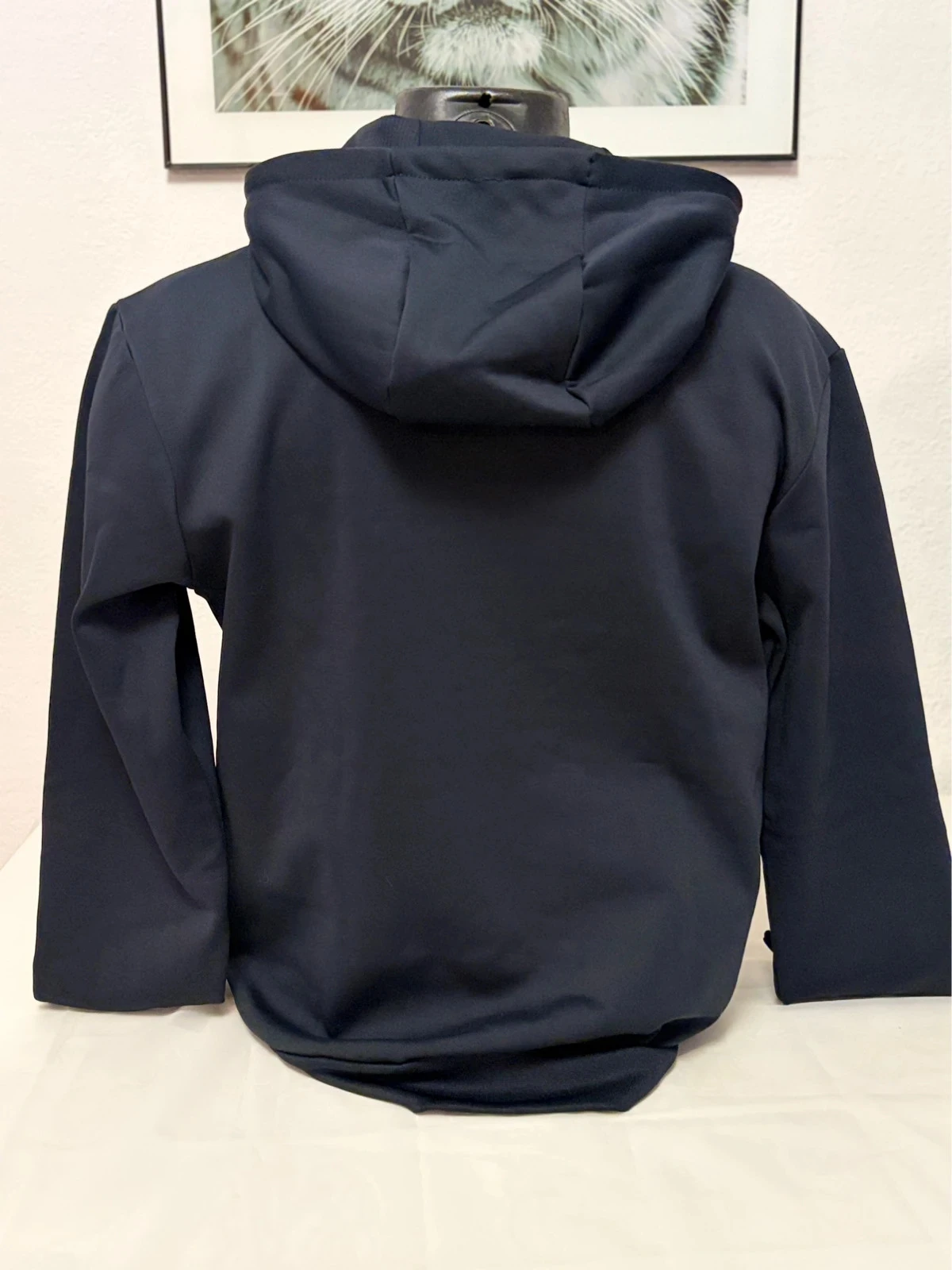 Sudadera con capucha Bullpadel para deporte y pádel - Talla S - Azul marino - Logotipo en el pecho – photo 4